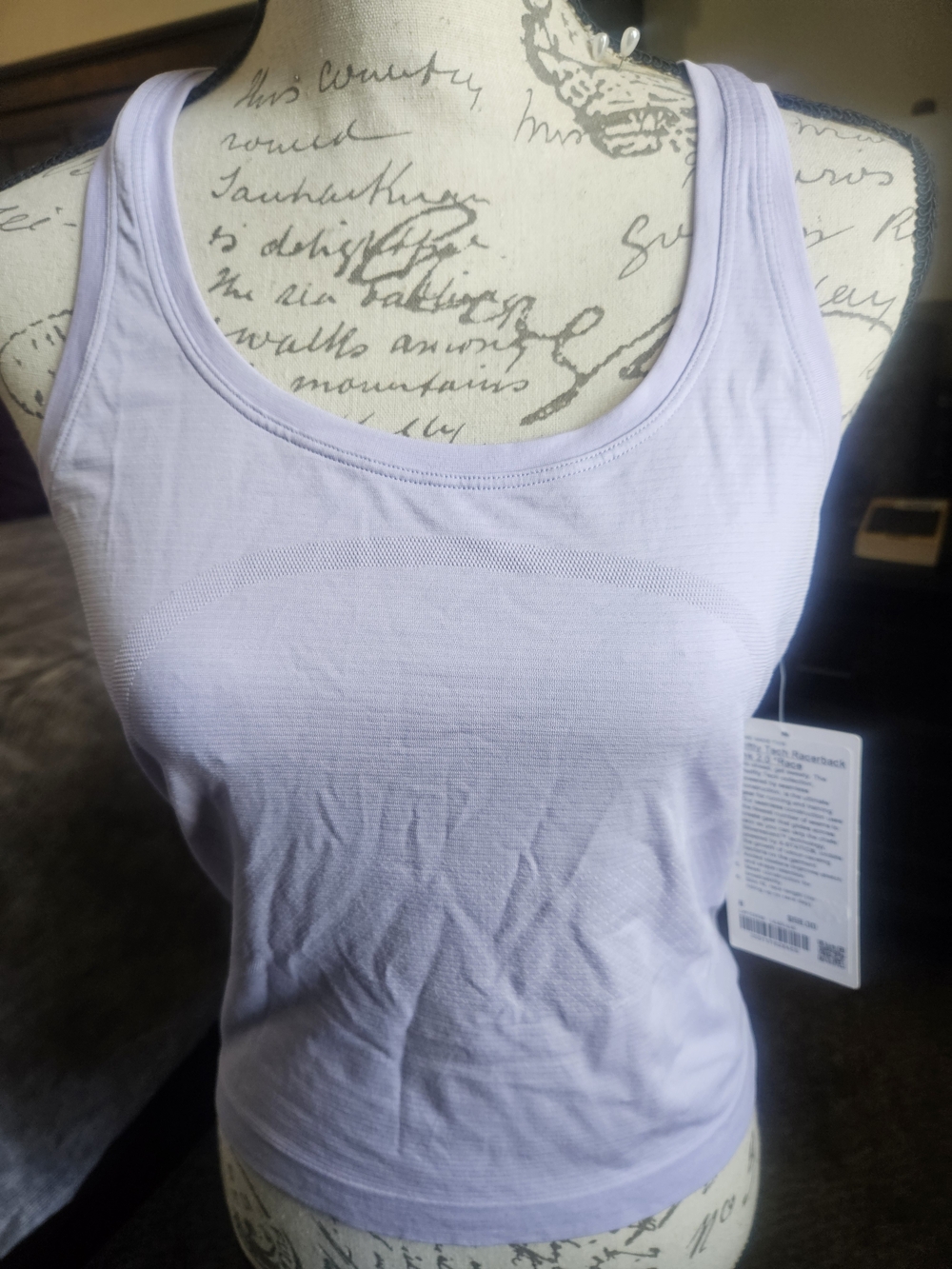 Women's Lavender Seamless Tank Top